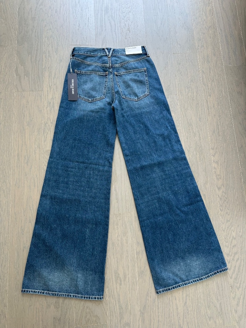Veronica Beard KASEY Wide Leg Jean City Stroll Dream Denim - with tags - Size 24 - Picture 3 of 6